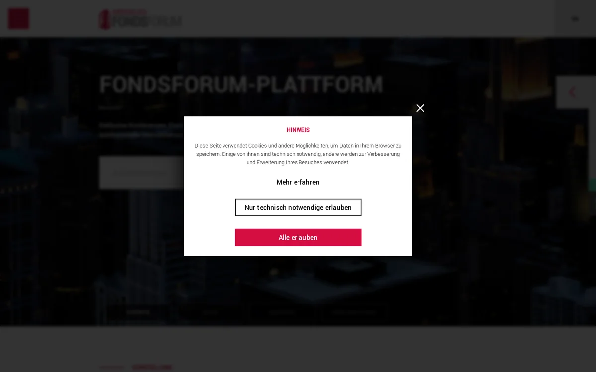 FondsForum-Plattform