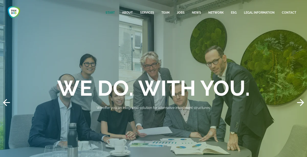 PANDOO — gemeinsamer Webauftritt der Gruppe